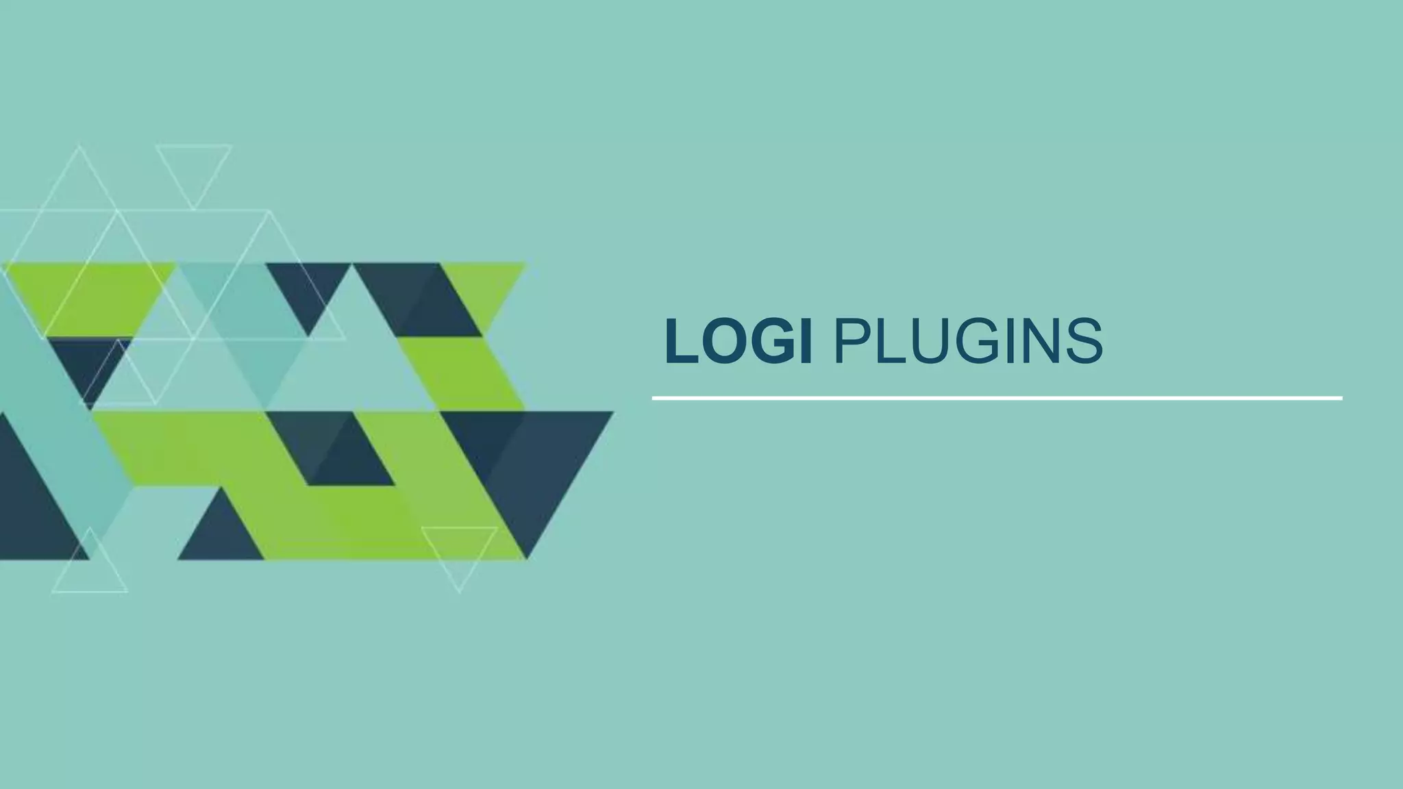 LOGI PLUGINS
 