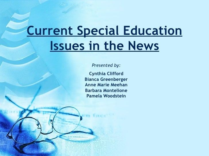 current issues in special education 2023