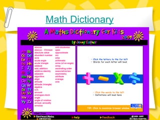 Math Dictionary 