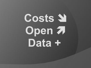 Costs   Open   Data +  