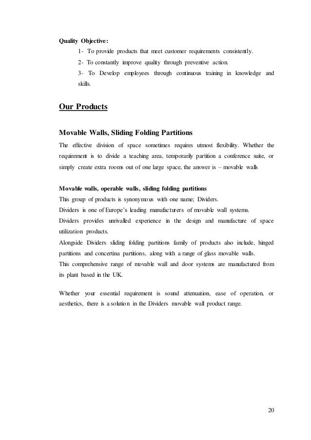 Professional mba report example picture