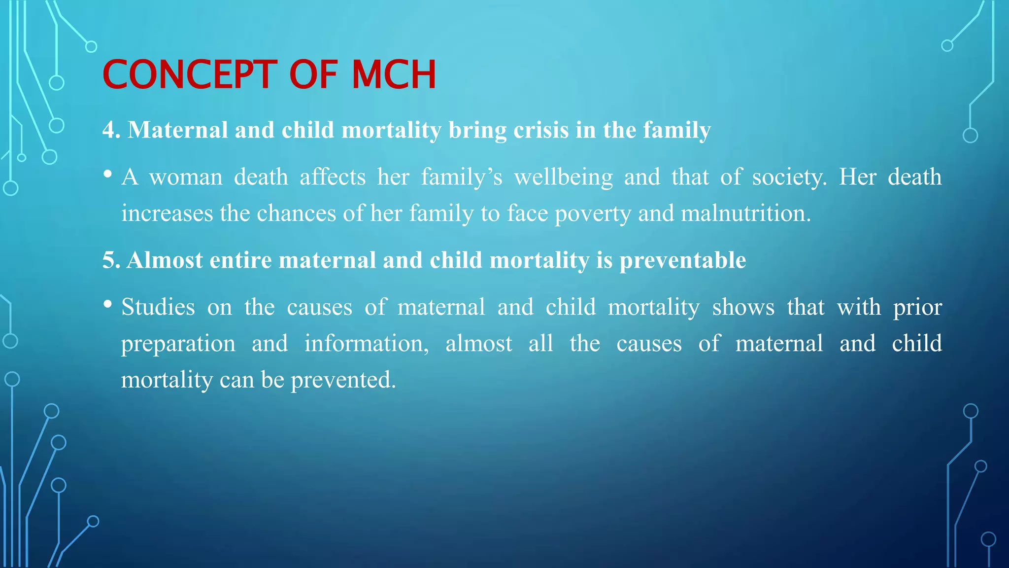 Introduction to Maternal and Child Health | PPTX