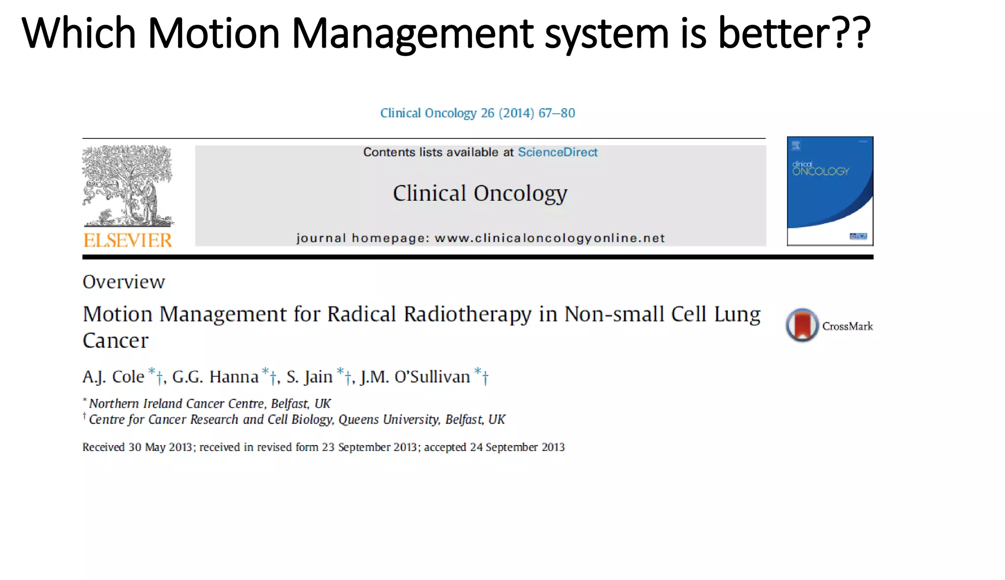 Motion Management in Radiation Therapy | PDF
