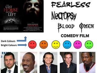 COMEDY FILM
Dark Colours
Bright Colours
 