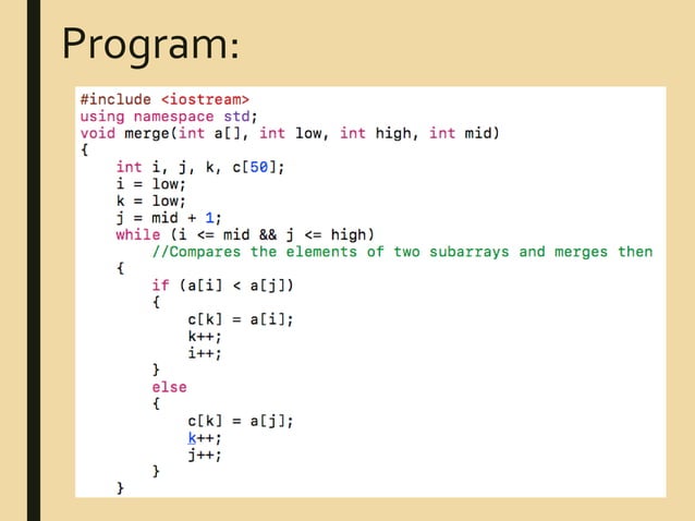 Merge Sort