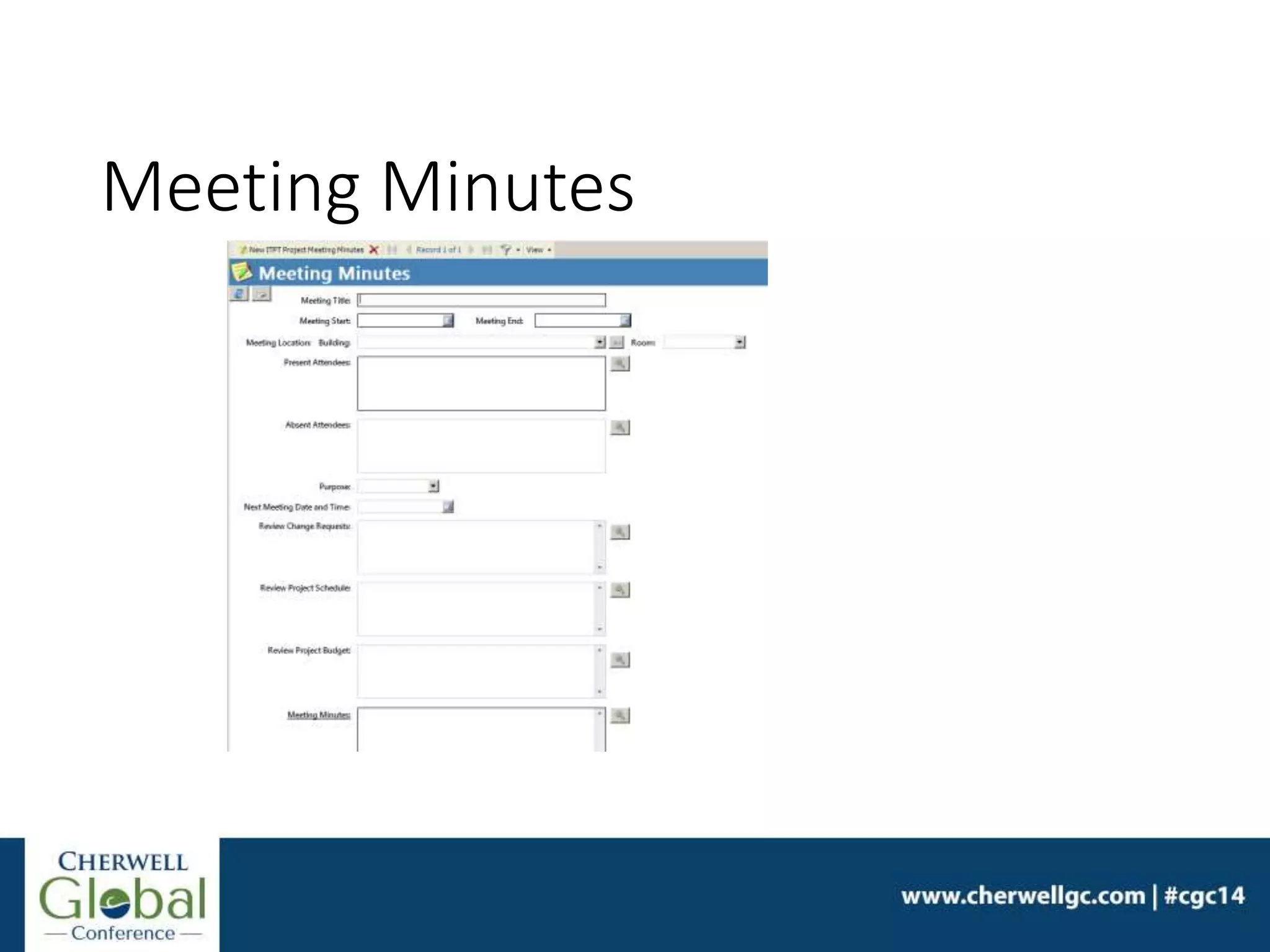 Meeting Minutes
 