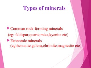 Minerology ppt | PPT