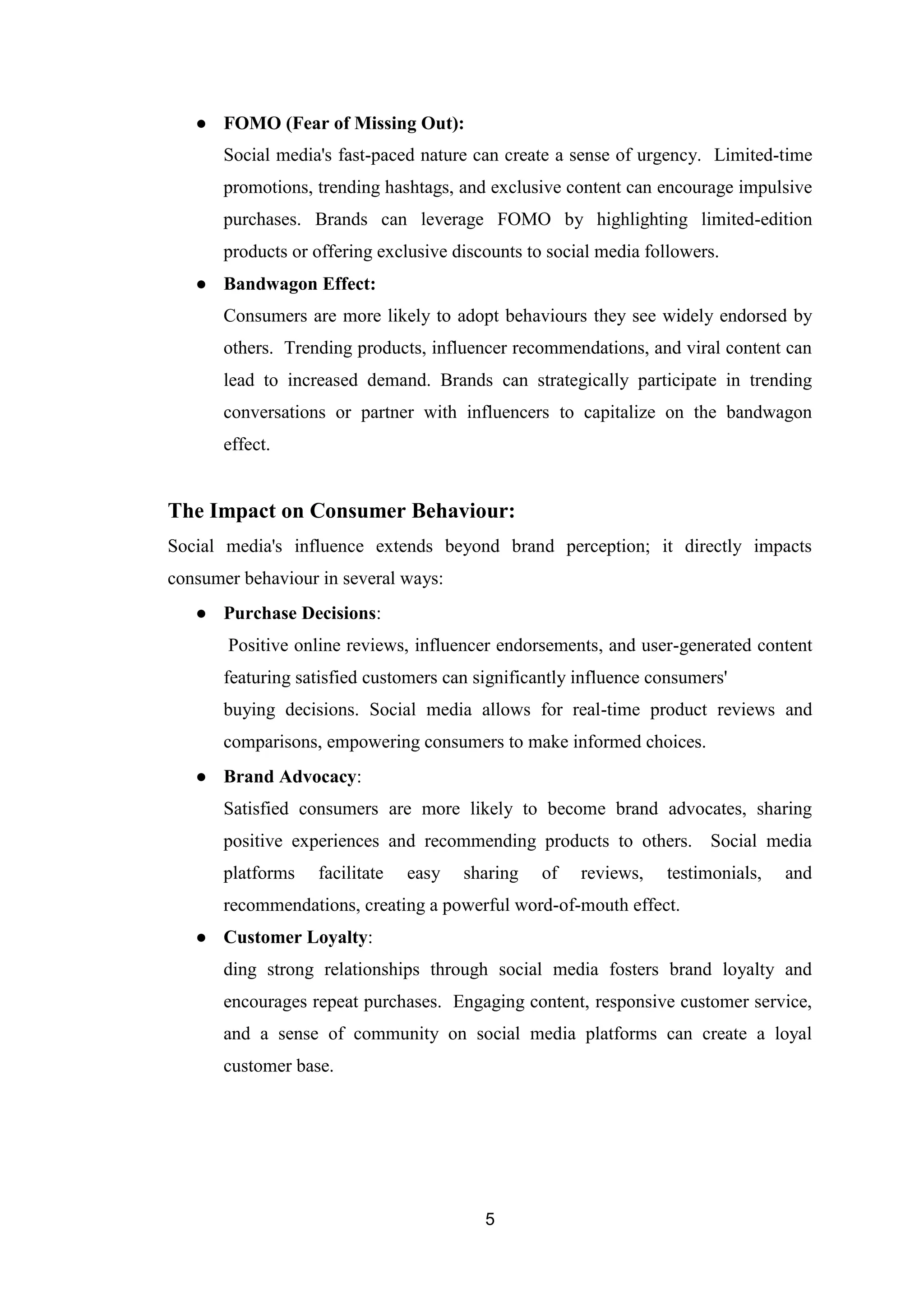 Fear of Missing Out (FOMO) and Consumer Behaviour: What is Next? (A ...