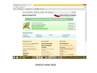 TOMCAT HOME PAGE
 