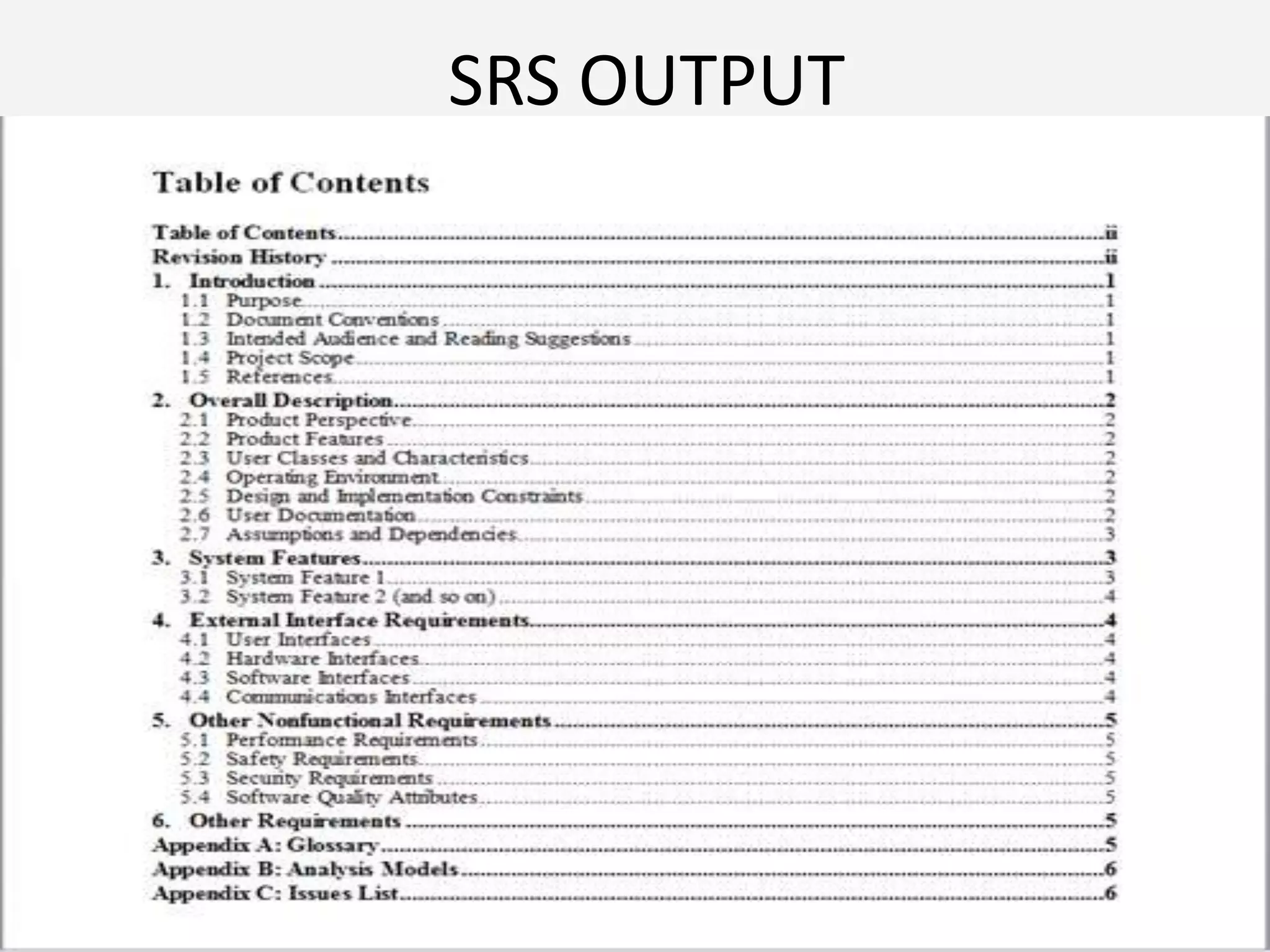 Potential buyers and sources of revenue
