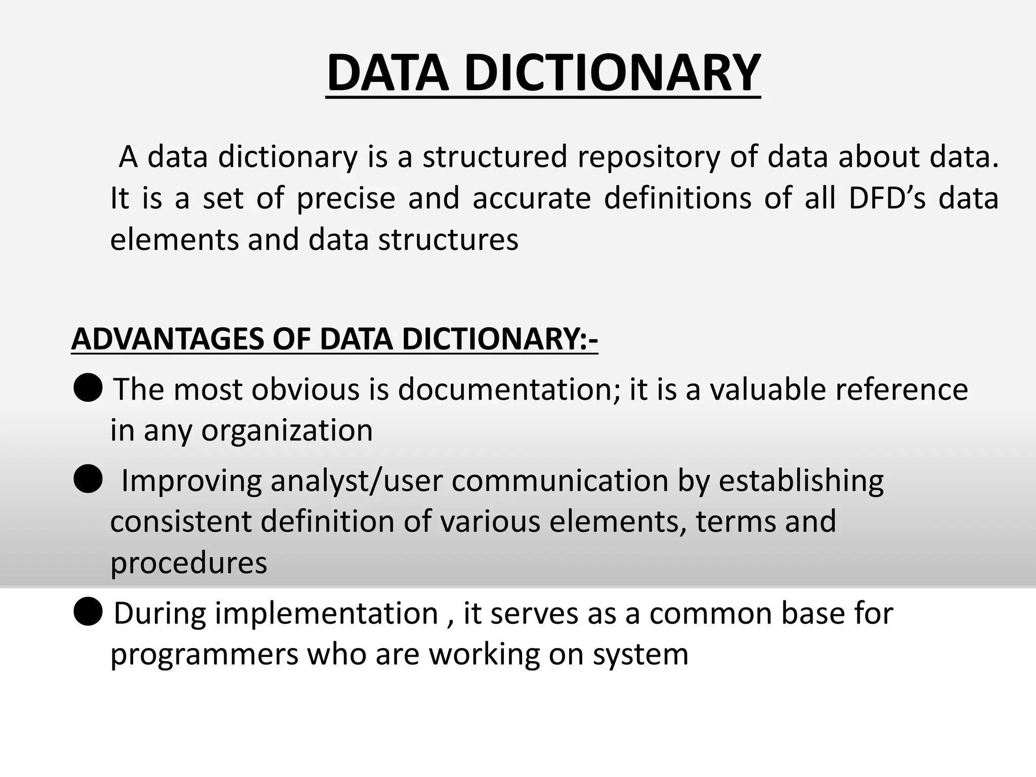 REQUIREMENT SPECIFICATIONAnalysis of data describing the system to determine how well it is performing, what requirements must be met, and strategies for fulfilling them. It has three interrelated parts.Analysis of factual dataIdentification of essential requirementsSelection of requirements fulfillment strategies. 