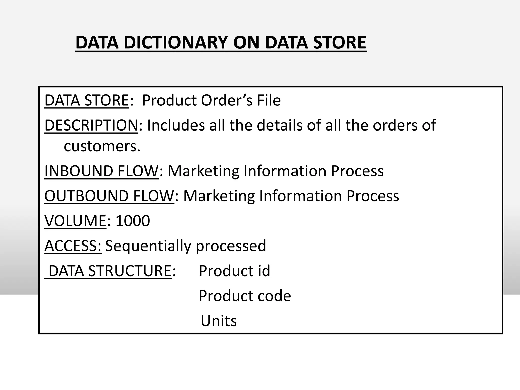     STRUCTURED ANALYSIS TOOLS