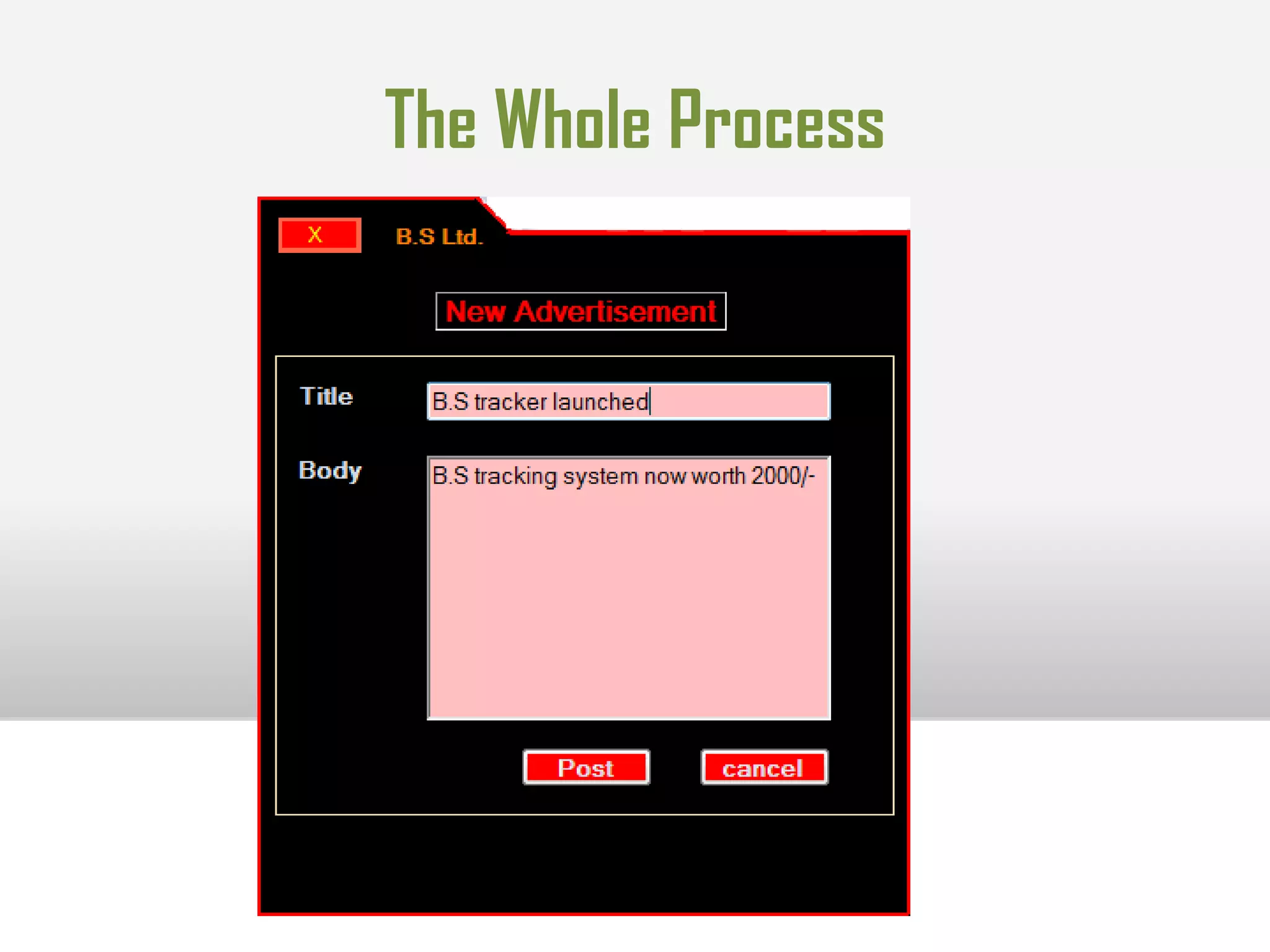 User Interface Design