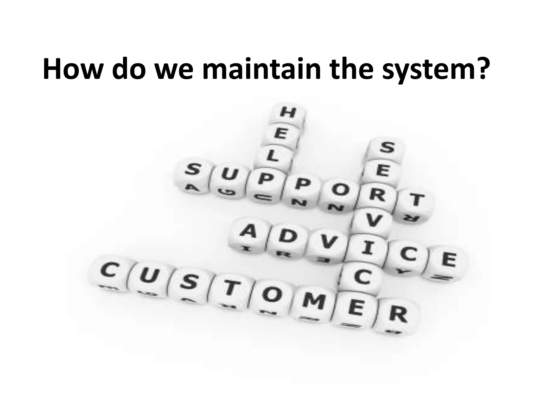 To make sure that the system developed is according to the specifications.