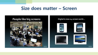 스마트폰의 게임 콘솔화 시도
“메인 스트림 콘솔 게이머의 유입“
스마트 TV, 클라우드 게임 플레이와 연계
 