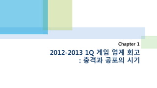 2011년 11월
한국 애플 앱스토어
한국 안드로이드 마켓
게임 카테고리 개방
 