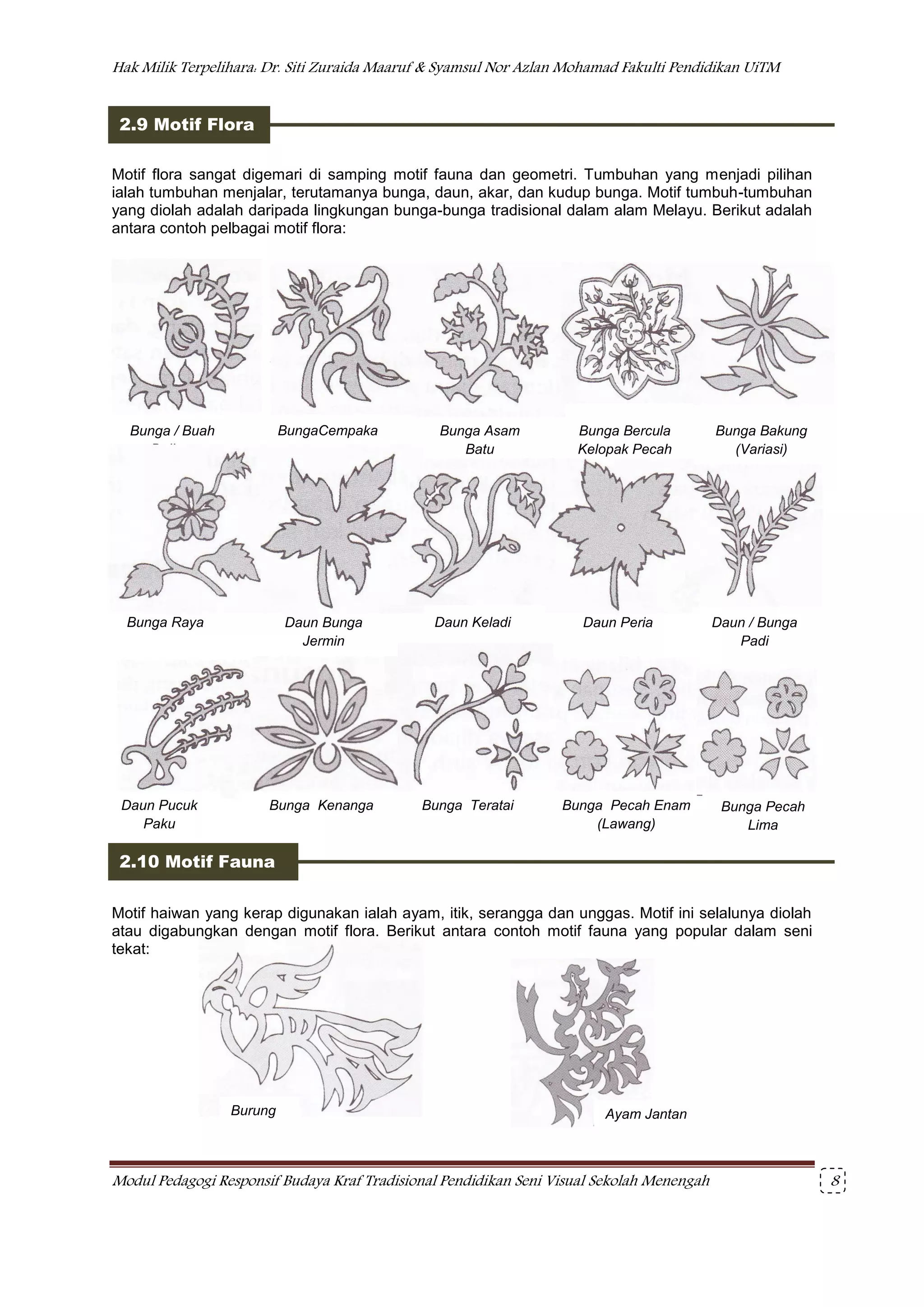 Modul 2 Seni Tekat | PDF