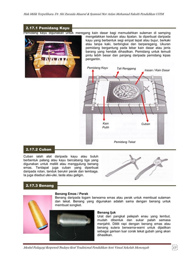 Modul 2 Seni Tekat | PDF