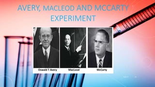 AVERY, MACLEOD AND MCCARTY
EXPERIMENT
June 17 10
 