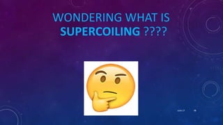 WONDERING WHAT IS
SUPERCOILING ????
June 17 98
 