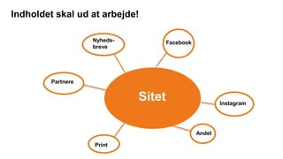 Sitet
FacebookNyheds-
breve
Instagram
Partnere
Print
Andet
Indholdet skal ud at arbejde!
 