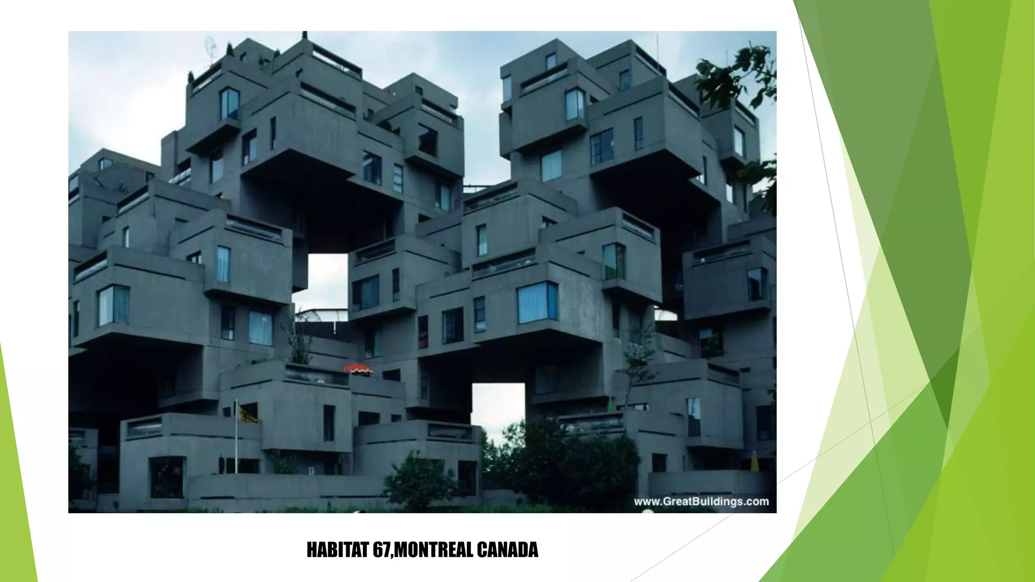 Habitat 67 & Yad Vashem by Moshe safidie | PPTX