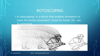 Rotograph Animation Motion Capture Technology Computer Graphics | PPTX