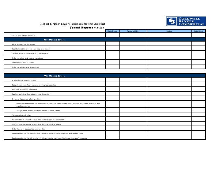 moving checklist for small businesses moving business checklist