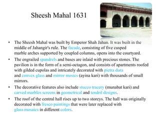 Mughal Architecture Palaces | PPTX
