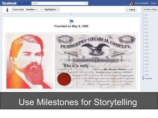 Use Milestones for Storytelling
 