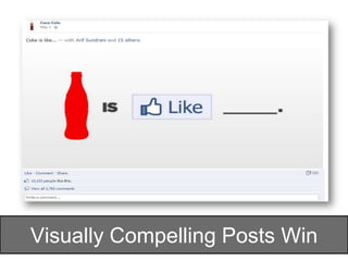Visually Compelling Posts Win
 