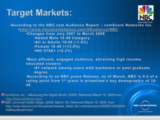 NBC - Website Case Study | PPTX