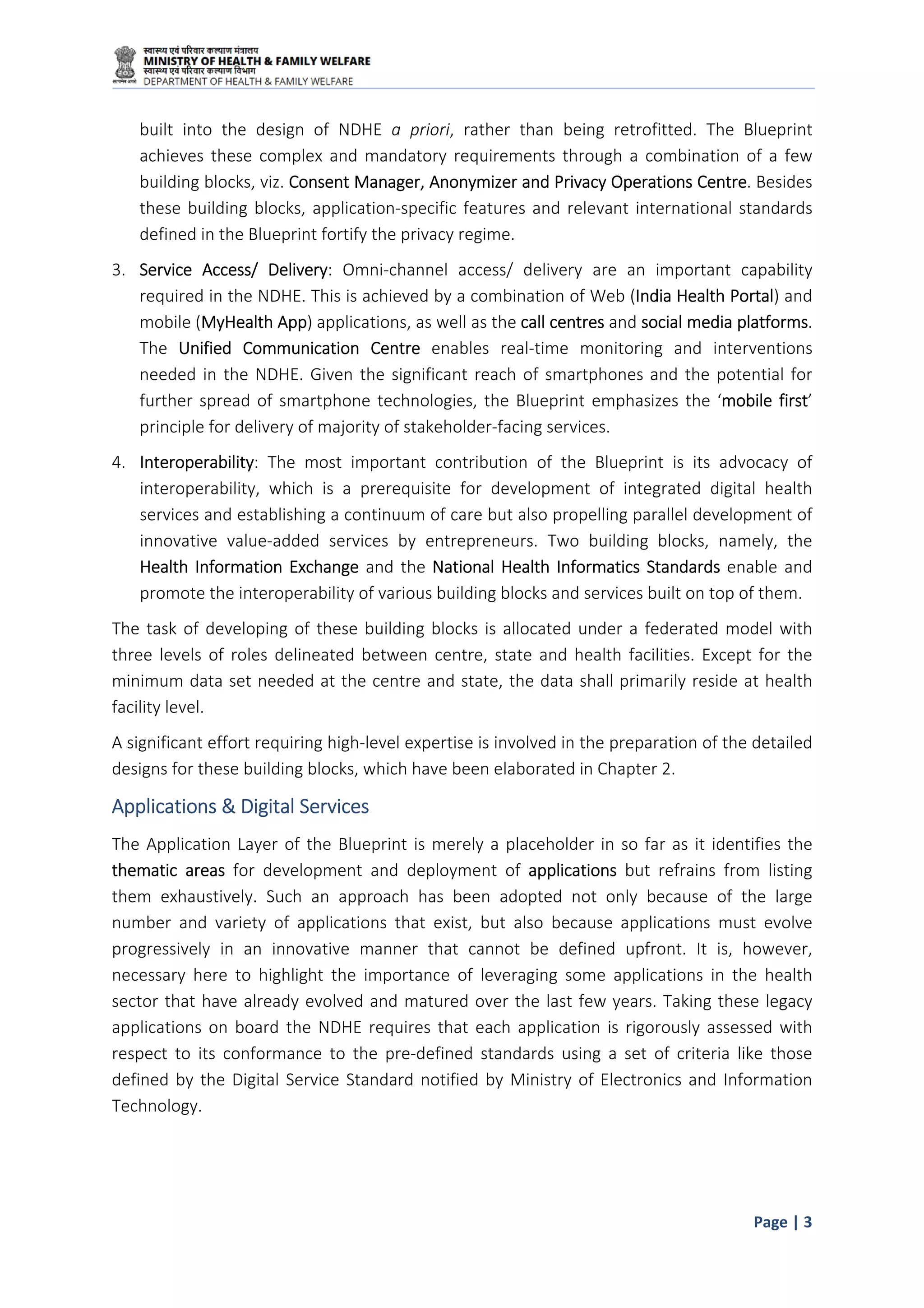 National Digital Health Blueprint India | PDF