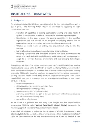 National Digital Health Blueprint India | PDF