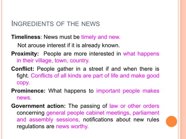News Types Of News Types Of Headlines
