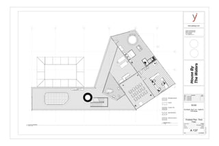 C
D
E
1 2 3 4 5 6
A 404
1
A 404
2
A 404
3
9
Mahogany Wood
Carpet
Ceramic Tile
Red Oak Wood
American Cherry
www.yjDesign.com
Scale
Project number
Date
Drawn by
Checked by
Consultant : HGD Structural.INC
Address : 520 West Bay Street
Address : Savannah, GA 31401
Phone :912 394 3043
Fax : 912 394 7865
e-mail : hgd@structure.com
HW#2B House By the Water 10/06/2015
Final House By the Water
HW#5 House By the Water
HW#4 House By the Water
HW#3 House By the Water
HouseBy
TheWaters
As indicated
11/19/20151:57:58AM
A 137
Finished Plan- Third
Floor
HW#2B
ELDS225 -Ng Yi Jie - Fall2015-
Prof Wacta
SCAD
06 October, 2015
Author
Checker
No. Description Date
1/4" = 1'-0"
1
03-Level 3 FINISHED
1 : 20
Materials Level 3
 