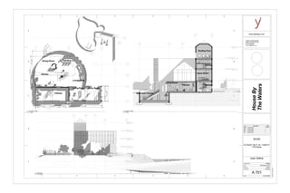 C
D
E
1 2 3 4 5 6
A 235
A 235 3
Level1-Lounge
area
1
Level1-Dining
A 235
4 Level 1- Small
Living Room
-
-
-
A 235
2 Level 1- Kitchen
-
Dining Room
Lounge Area
Kitchen
Hallway
Living Room Entry Room
5'-109/32"5'-10"5'-6"
37' - 3 1/2"
37' - 8" 37' - 6 5/16"
0' - 0"2' - 8 11/32"7' - 7 11/32" 16' - 4 21/32" 7' - 7 11/32" 42' - 2 7/32" 17'-35/8"
35'-67/8"
13'-07/16"3'-0"24'-81/32"
8
9
01-Level 1 POCHE
-0' - 2 19/32"
02-Level 2 POCHE
11' - 0"
03-Level 3 POCHE
22' - 0"
4-Level 4 POCHE
33' - 0"
05-Roof
44' - 0"
Basement
-9' - 0"
A
C D E
0-2-Level negative 2
-25' - 0"
89
01-Level 1 POCHE
-0' - 2 19/32"
02-Level 2 POCHE
11' - 0"
03-Level 3 POCHE
22' - 0"
4-Level 4 POCHE
33' - 0"
05-Roof
44' - 0"
Basement
-9' - 0"
CD
E8 9
Rooftop Pool
Game Room
Hallway
Kitchen
Dining Room
Hallway
Basement Terrace
www.yjDesign.com
Scale
Project number
Date
Drawn by
Checked by
Consultant : HGD Structural.INC
Address : 520 West Bay Street
Address : Savannah, GA 31401
Phone :912 394 3043
Fax : 912 394 7865
e-mail : hgd@structure.com
HW#2B House By the Water 10/06/2015
Final House By the Water
HW#5 House By the Water
HW#4 House By the Water
HW#3 House By the Water
HouseBy
TheWaters
As indicated
11/19/20152:05:38AM
A 701
User Define
HW#2B
ELDS225 -Ng Yi Jie - Fall2015-
Prof Wacta
SCAD
06 October, 2015
Author
Checker
No. Description Date
1 : 100
1
01-Level 1 User
1" = 10'-0"
2
East User
1 : 87
3
Section 2 User
1 2 3 4 5 6
D
E
C
B
A
1 2 3 4 5 6
D
E
C
B
A
1 2 3 4 5 6
 