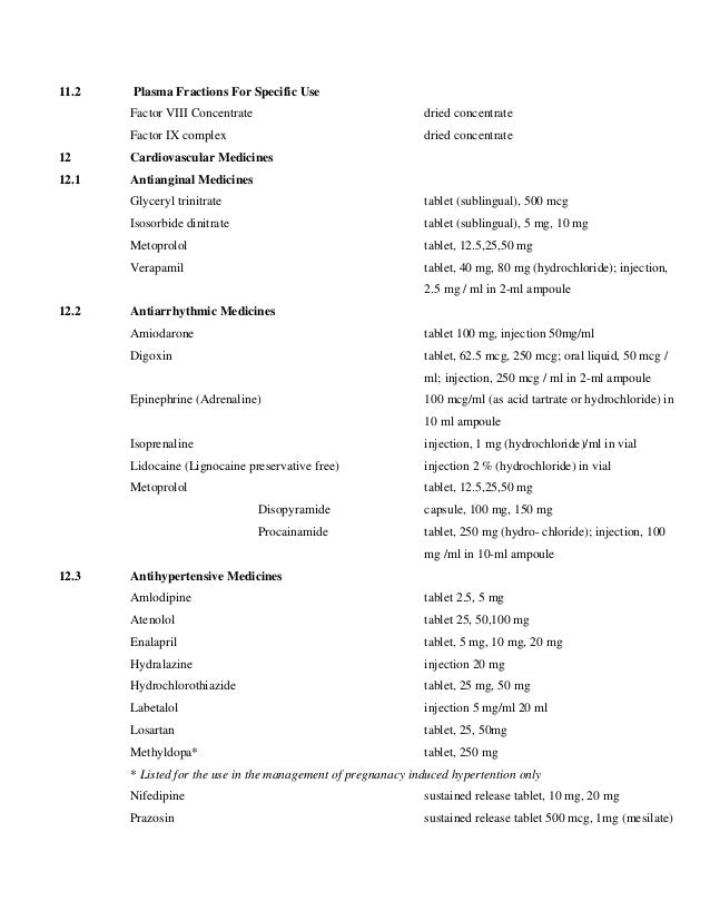 National List of Essential Medicines 2016