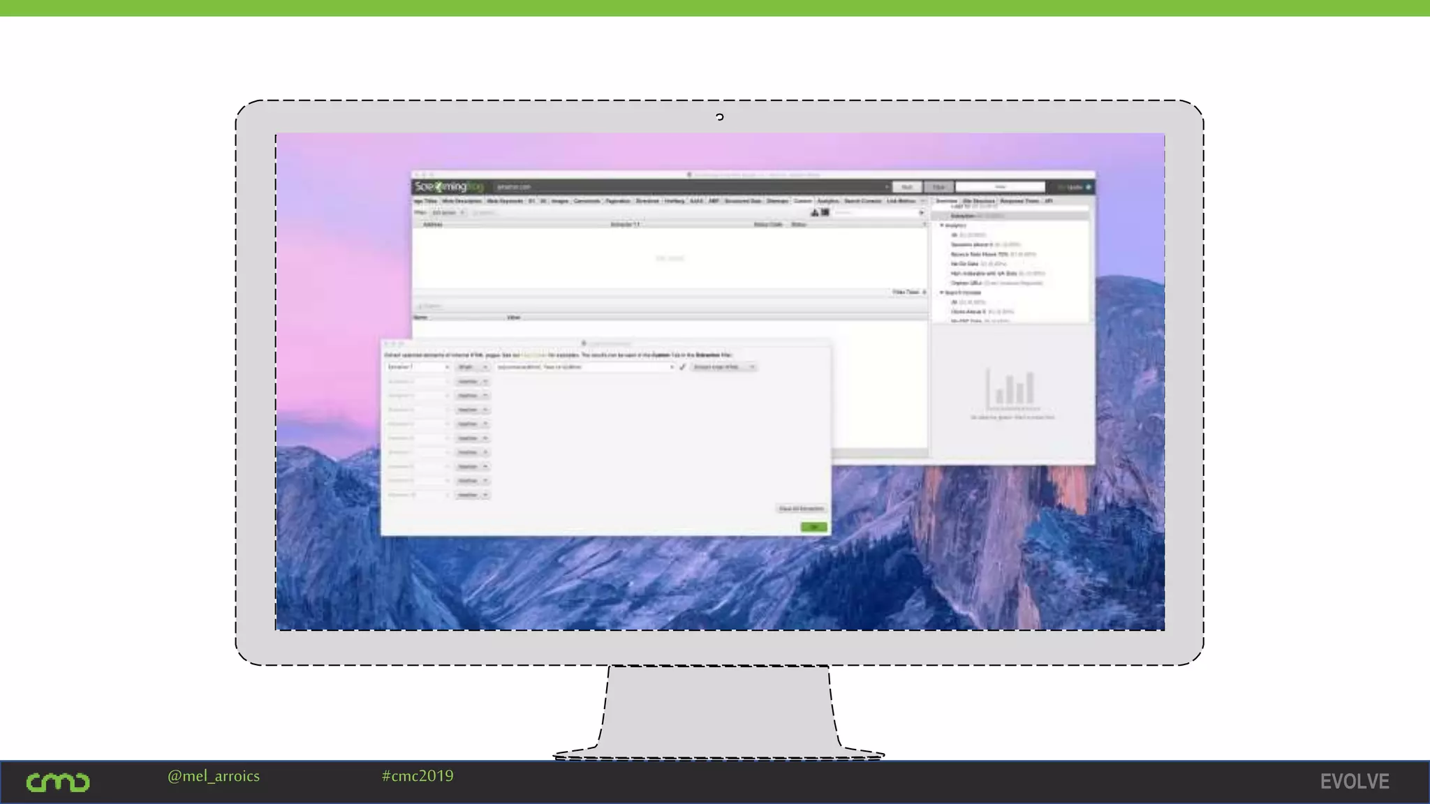 EVOLVE@mel_arroics #cmc2019
 