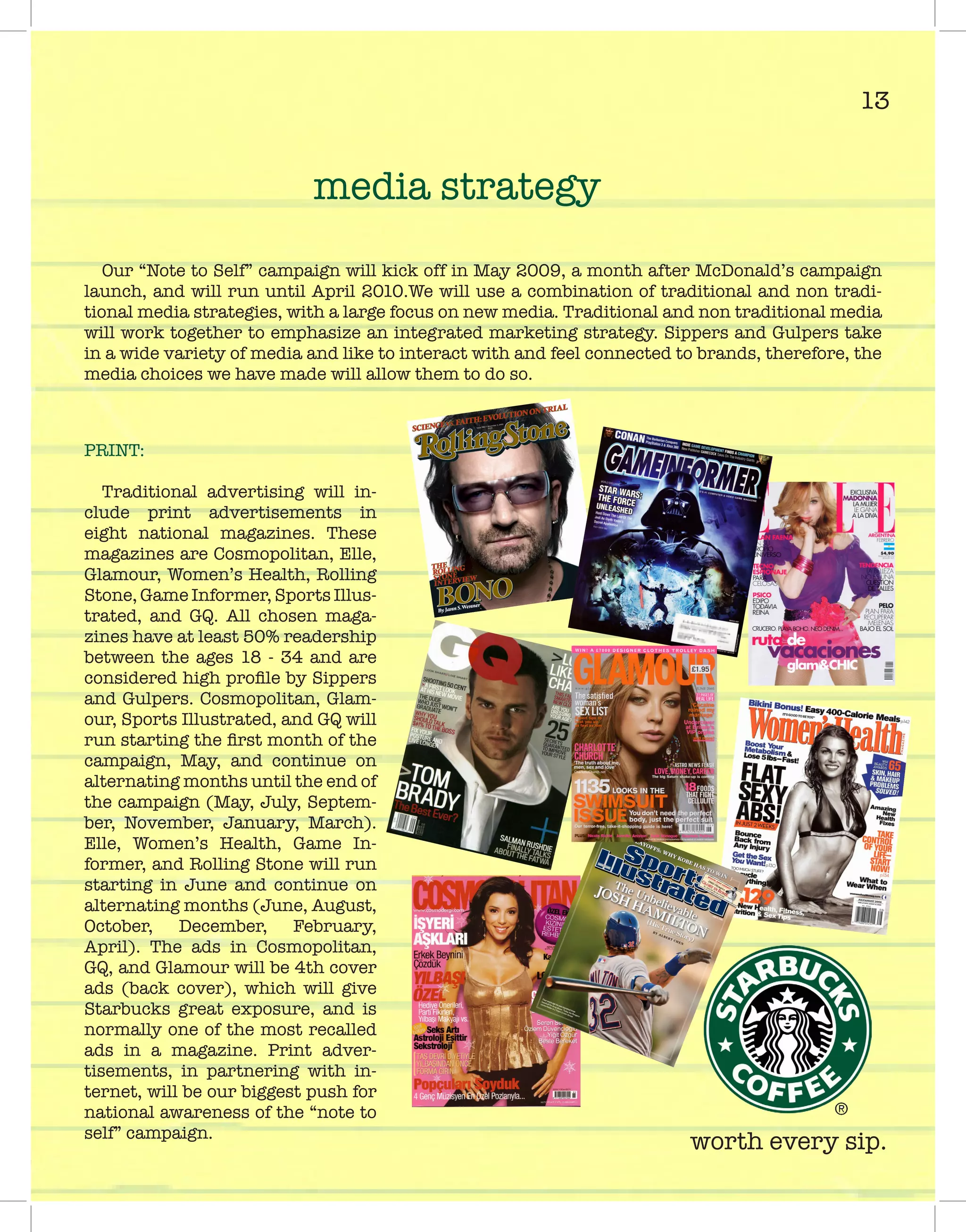 Starbucks "Note to Self" Campaign