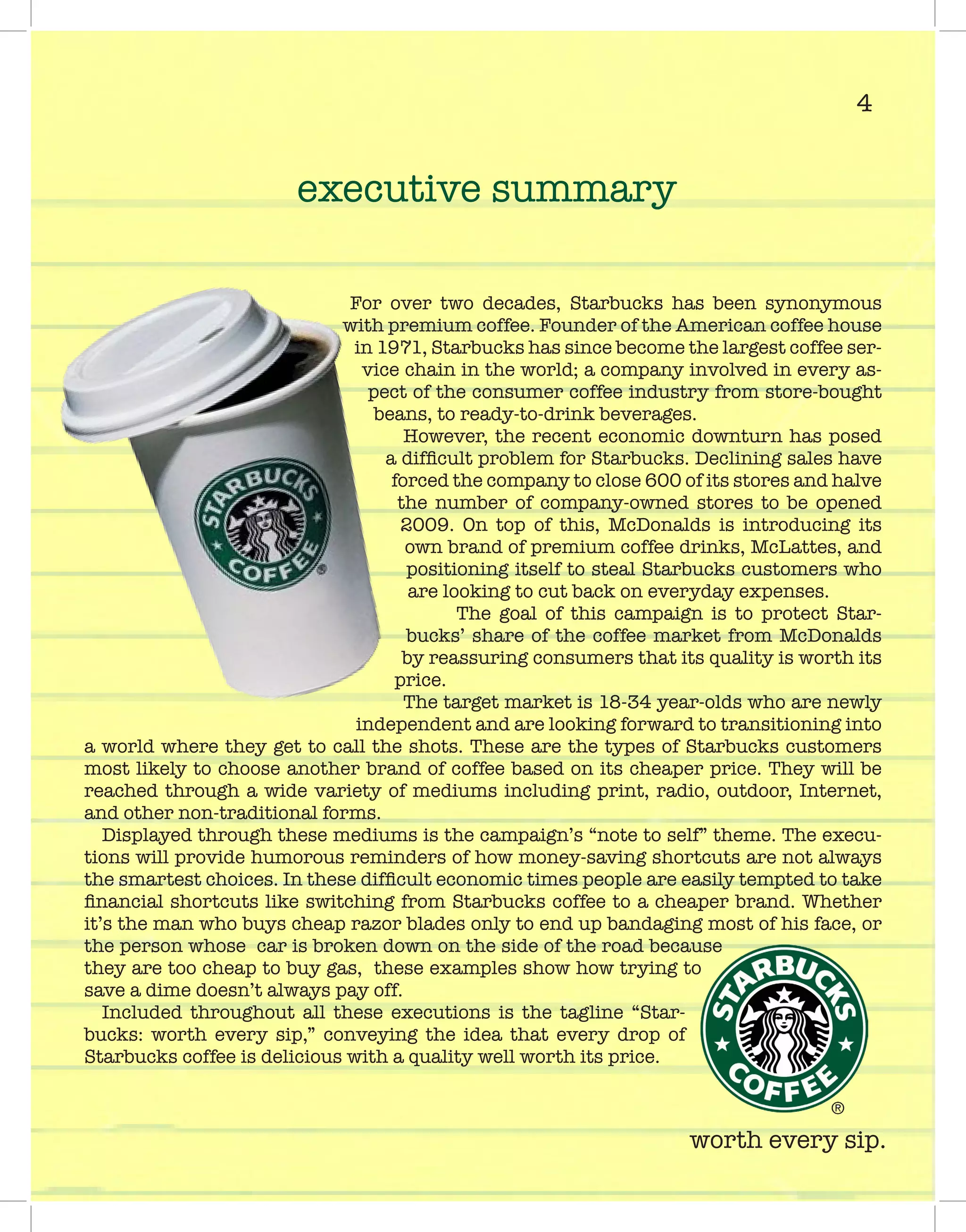 Starbucks "Note to Self" Campaign