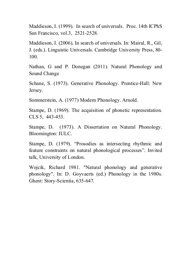 A dissertation on natural phonology stampe