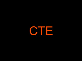 CTE
 