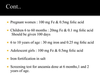 national nutritional programme