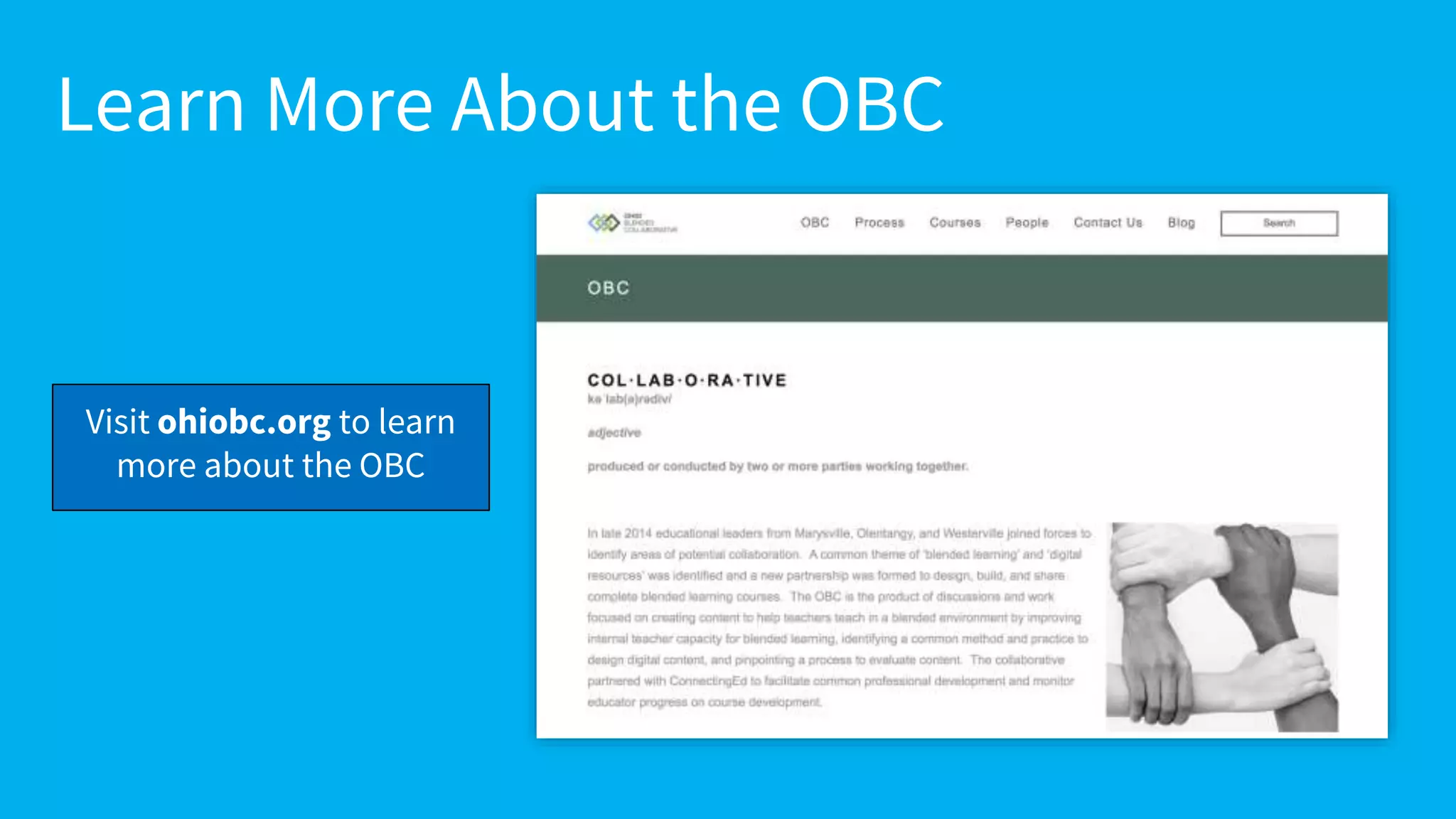 Learn More About the OBC
Visit ohiobc.org to learn
more about the OBC
 