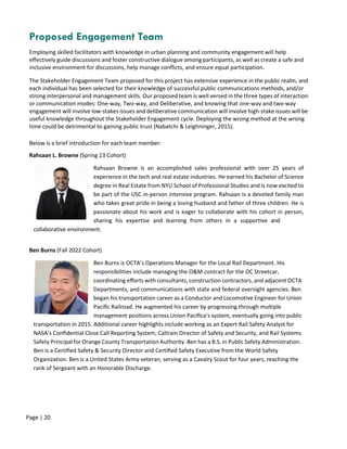 OC Streetcar Stakeholder Engagement Plan | PDF