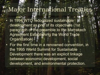Definition of Sustainable DevelopmentGould (Cont.):It also seeks to meets human’s needs and intragenerational, intergenerational, and international equity. Human basic needs means food, shelter, medicine, livelihood, and communityPearce (1999): Defines sustainable development as “economic development that lasts”, which in turn is defined as “non-declining consumption per capita, or GNP, or whatever the agreed indicator of development is” 