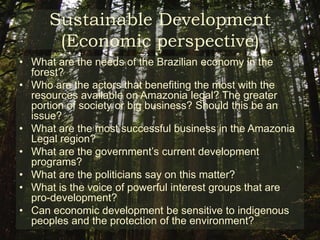 Part IIINext Topics:Indigenous Peoples RightsSustainable Development (Economic perspective)
