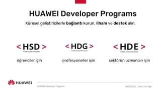 HUAWEI Developer Programs Türkiye | PDF