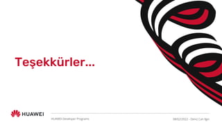 HUAWEI Developer Programs Türkiye